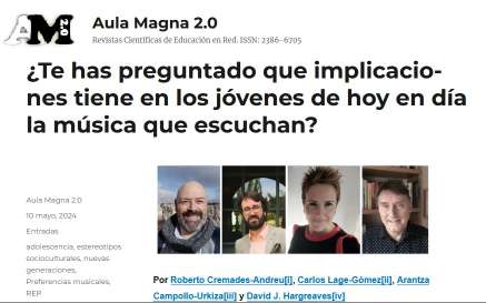 ¿Te has preguntado que implicaciones tiene en los jóvenes de hoy en día la música que escuchan?